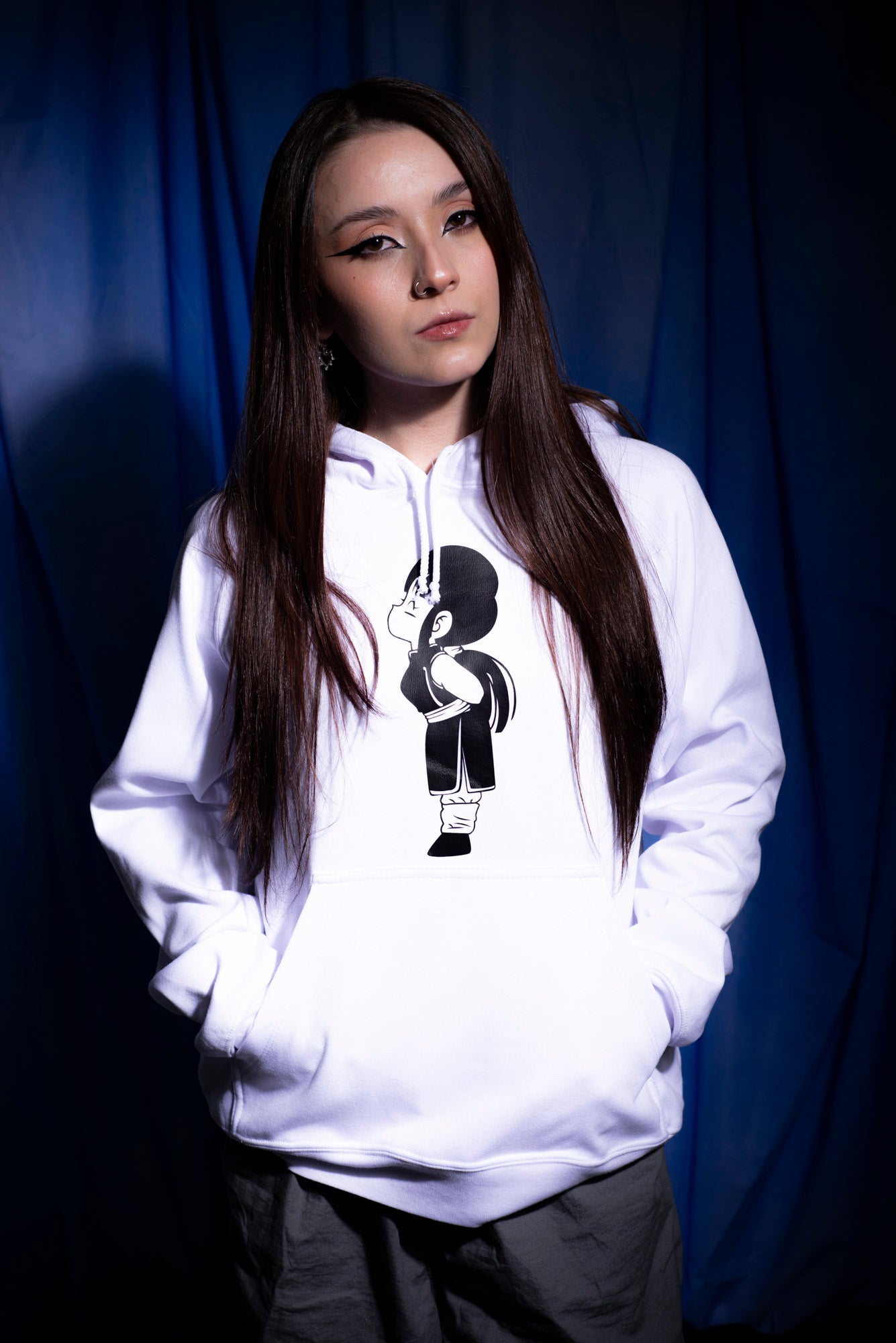 Hoodie Blanco Mujer Milk Dragon Ball Z