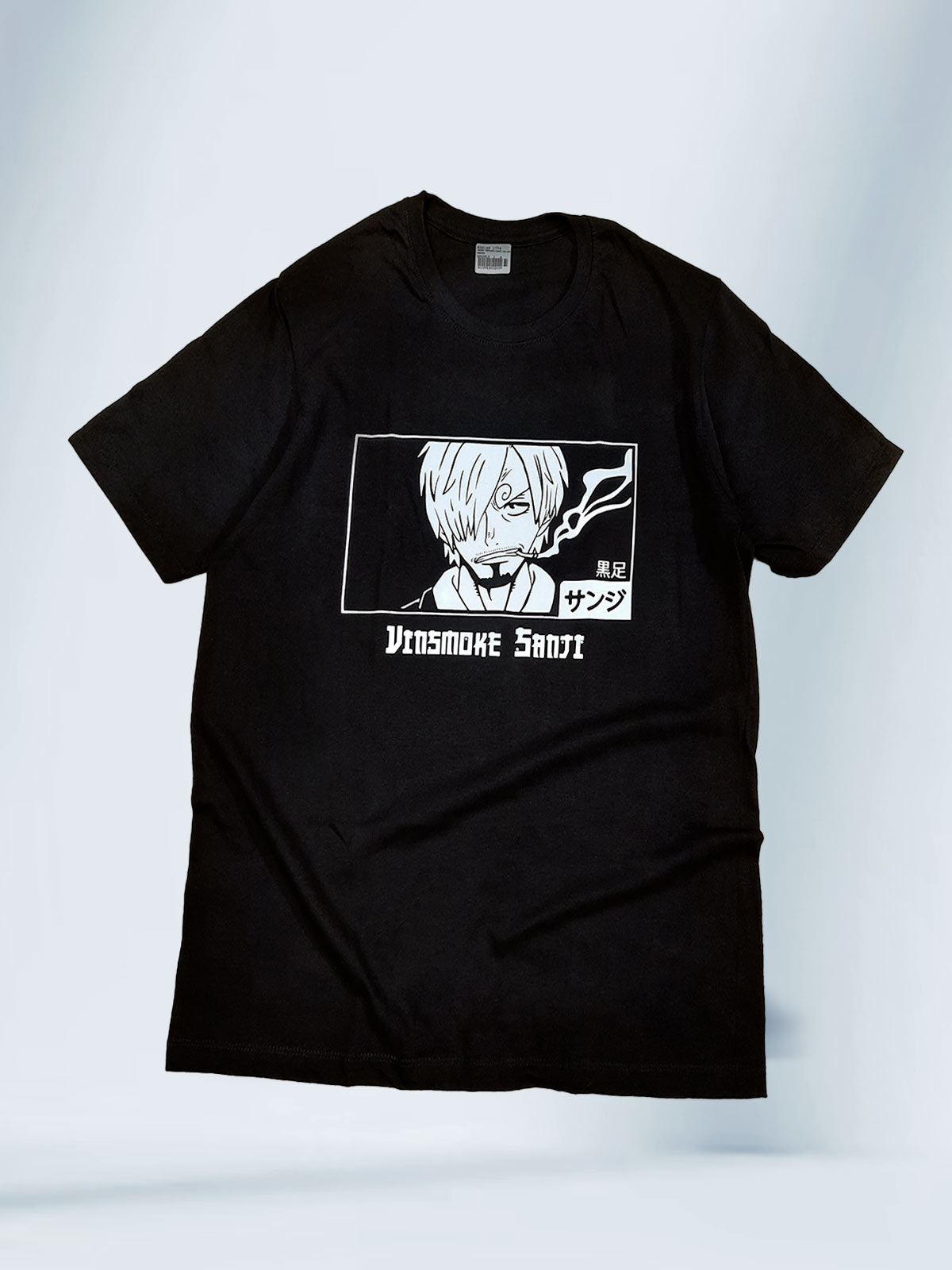 Camiseta Negra Unisex Sanji Vinsmoke One Piece