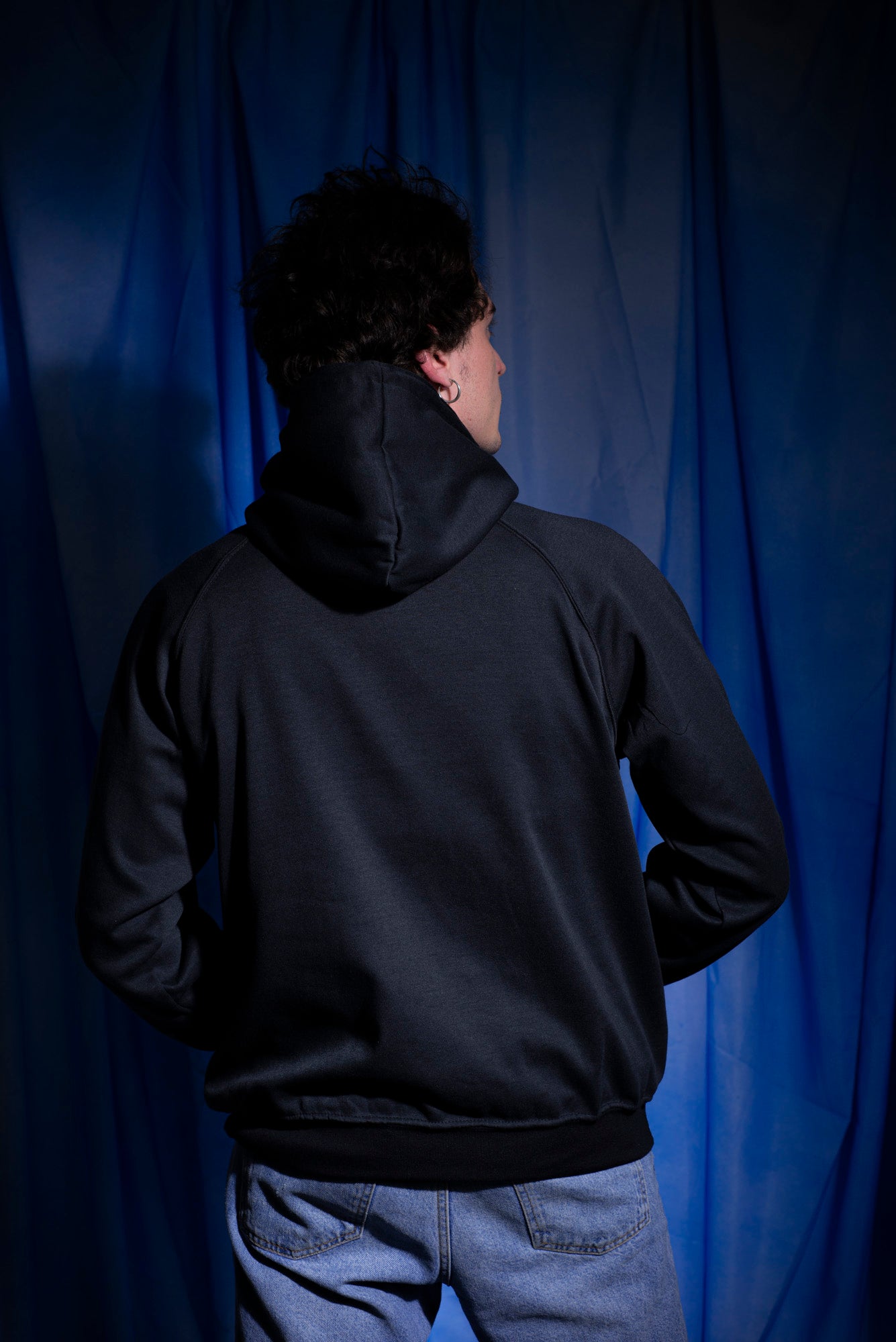 Hoodie Negra Unisex Trafalgar Law Jolly Roger One Piece