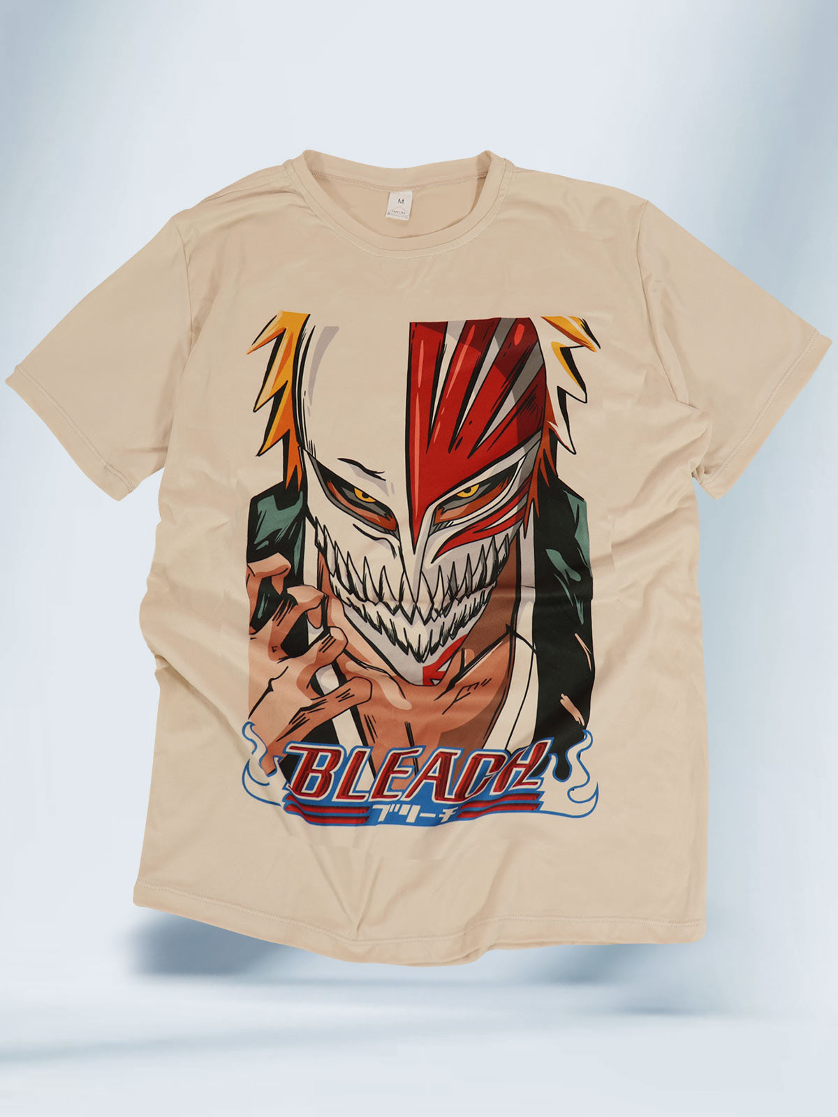 Camiseta Naranja Unisex Mascara de Hollow Ichigo Bleach