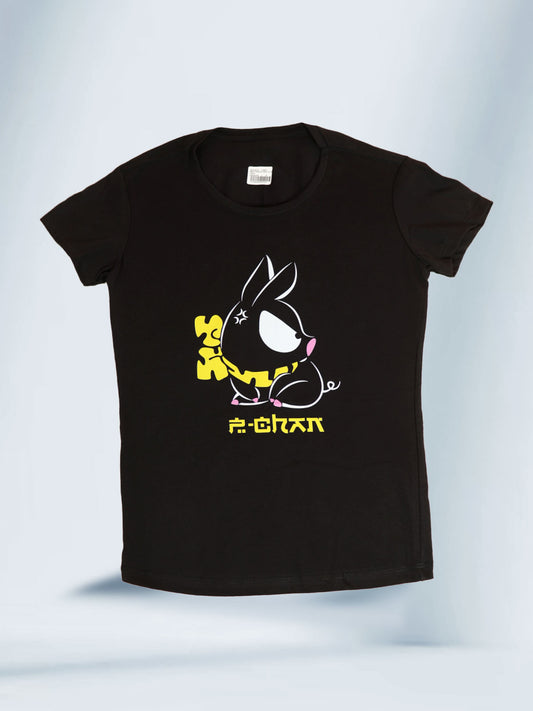 Camiseta Negra Mujer Pechan Ranma 1/2