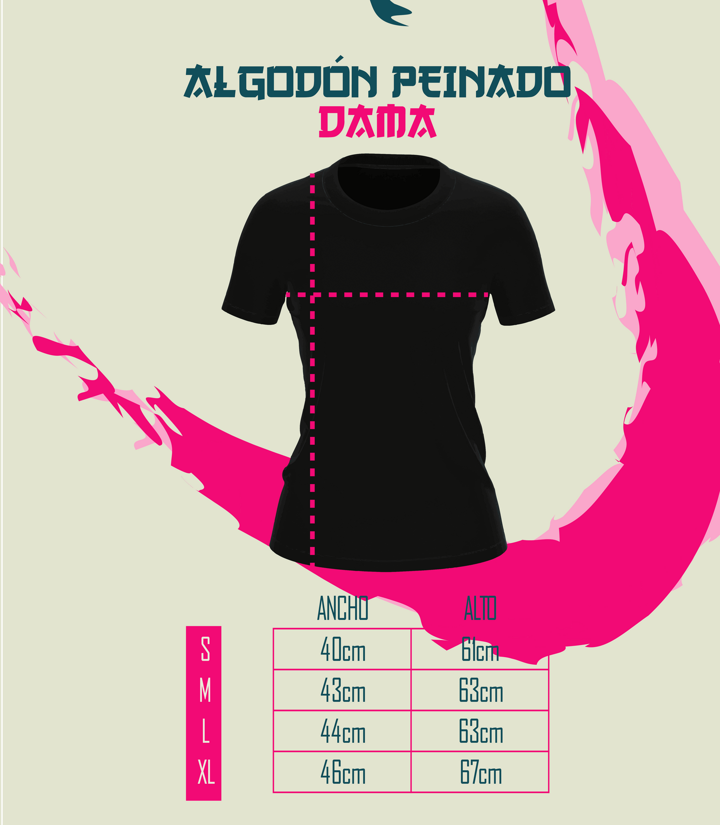 Camiseta Negra Mujer Pechan Ranma 1/2