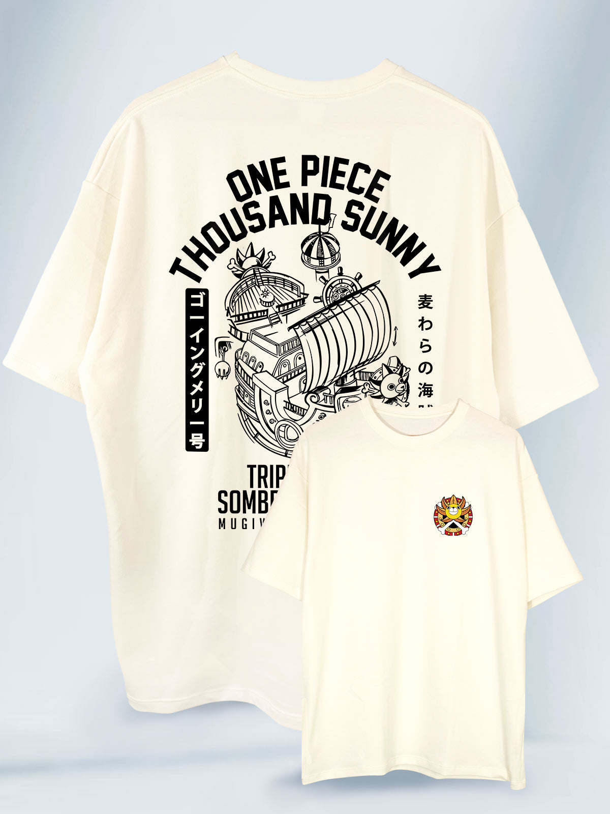 Camiseta Oversized Unisex Thousand Sunny One Piece