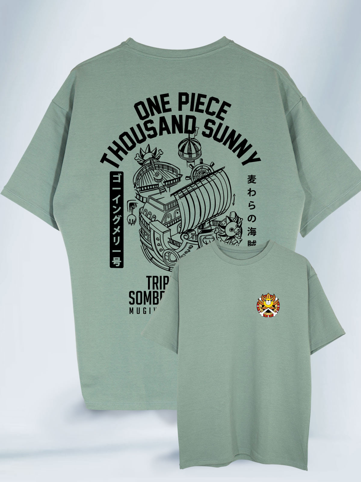 Camiseta Oversized Unisex Thousand Sunny One Piece