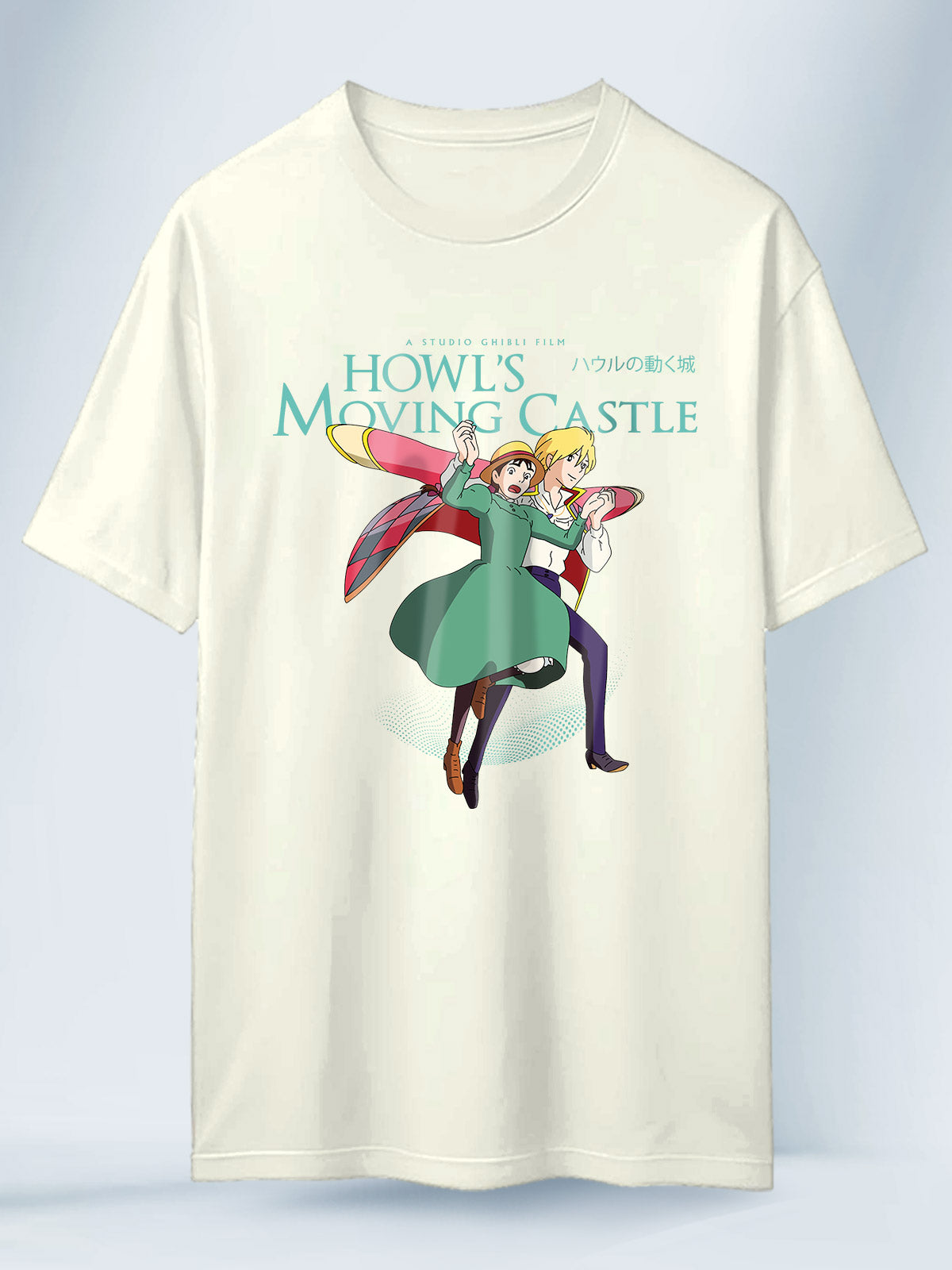 Camiseta Blanca Unisex Sophie Howl Romance El Castillo Ambulante