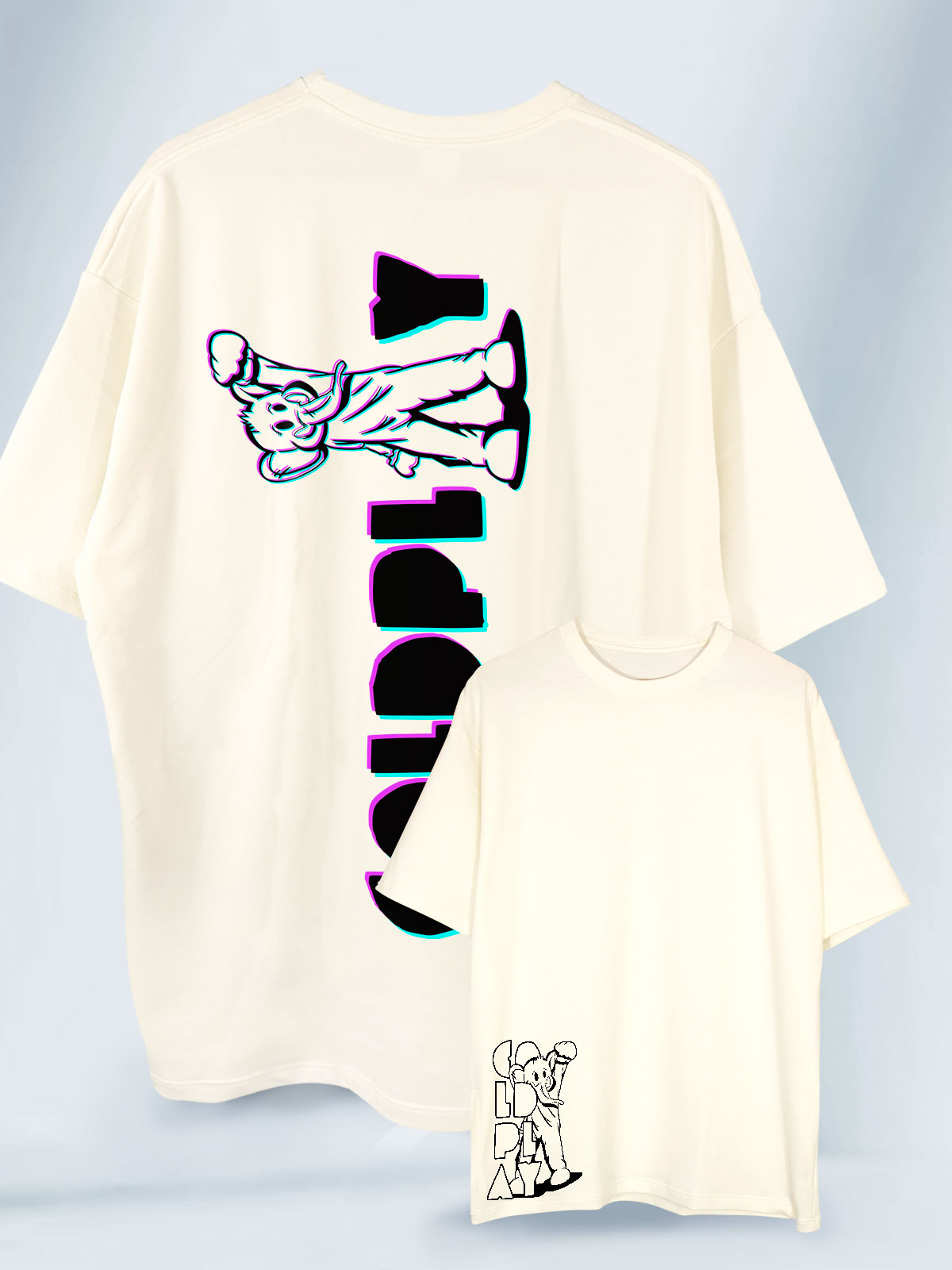 Camiseta Oversized Unisex Paradise Coldplay – - Main Image