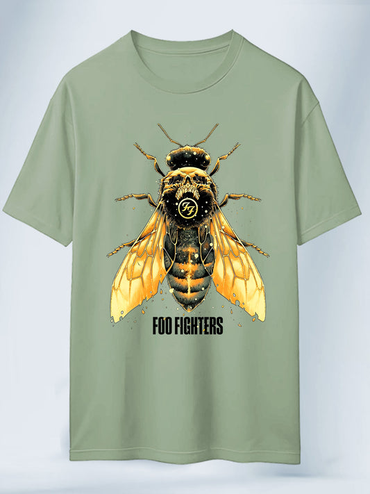 Camiseta Verde Claro Unisex The Foo Fighters