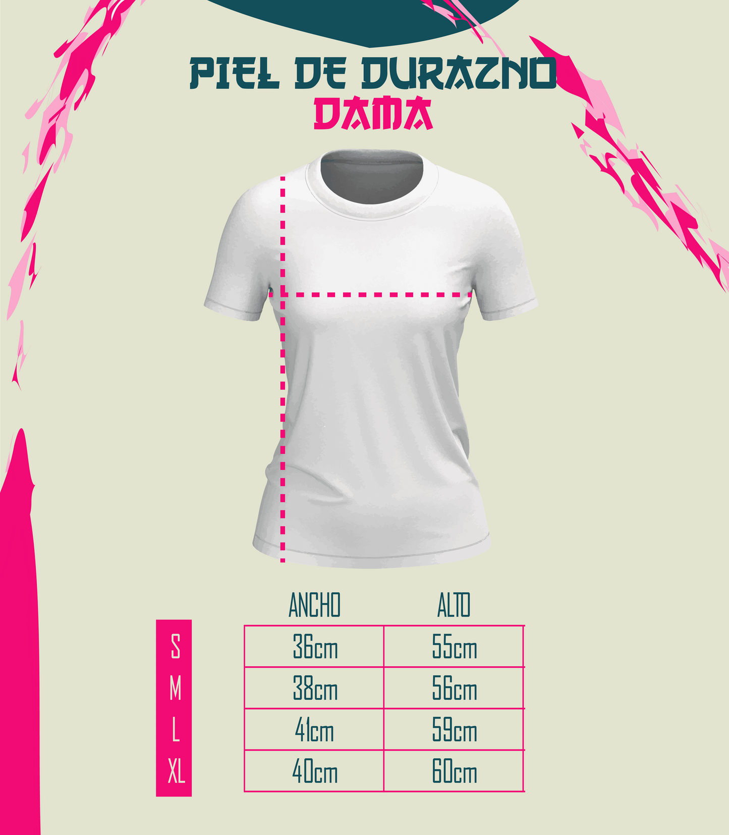 Camiseta Blanca Mujer Nezuko Kamado Lucha Demonio Demon Slayer