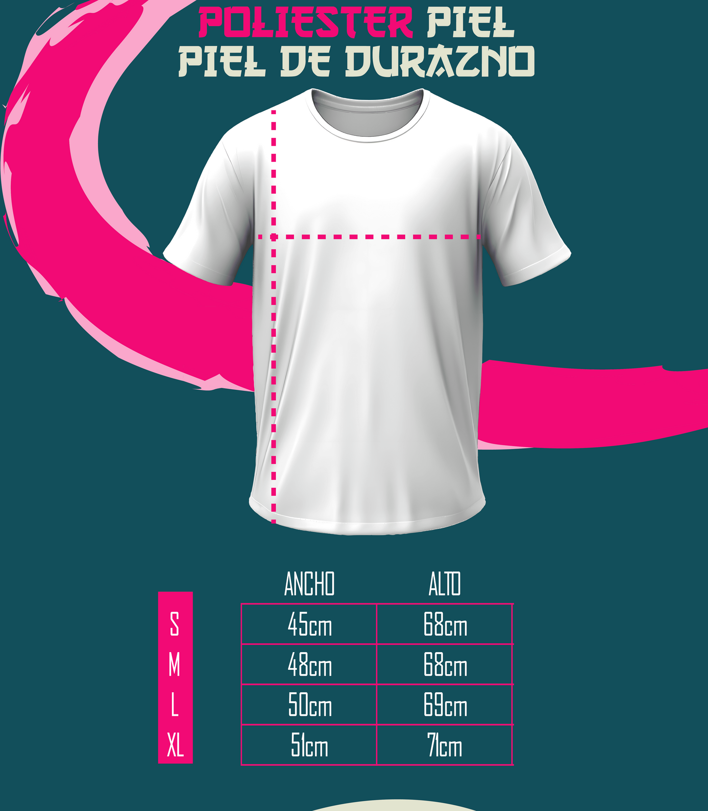 Camiseta Blanca Unisex Goku con los tres grandes