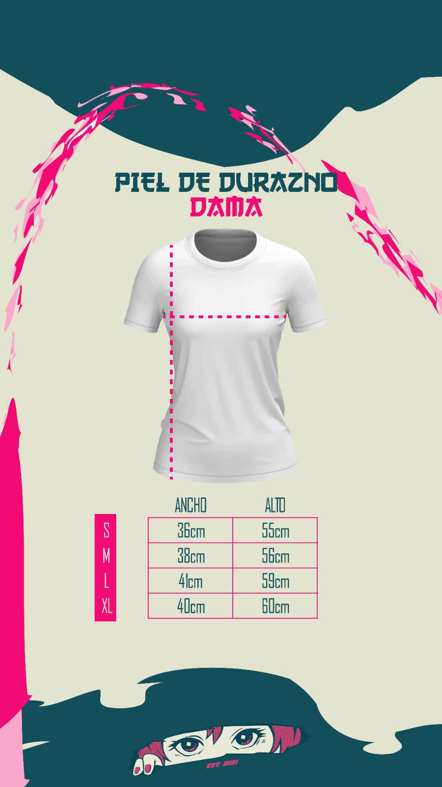 Camiseta Blanca Pilar del Amor Mitsuri Kanroji Demon Slayer
