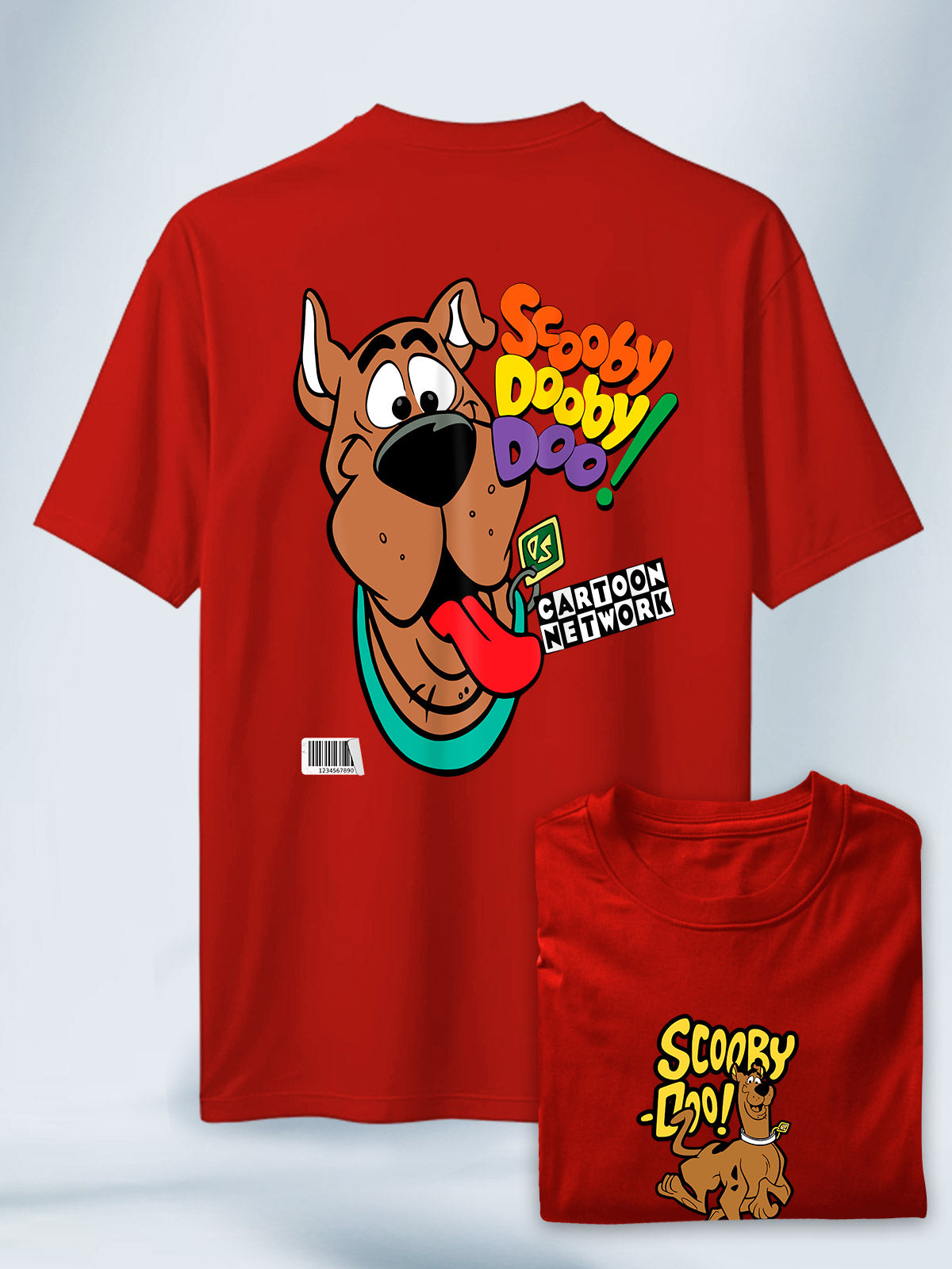 Camiseta Roja Unisex Scooby Doo Cartoon Network