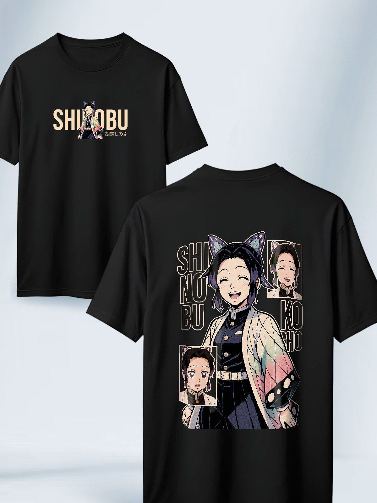 Camiseta Unisex Shinobu Sonrisa Venenosa Demon Slayer