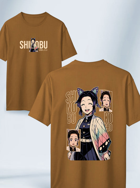 Camiseta Unisex Shinobu Sonrisa Venenosa Demon Slayer