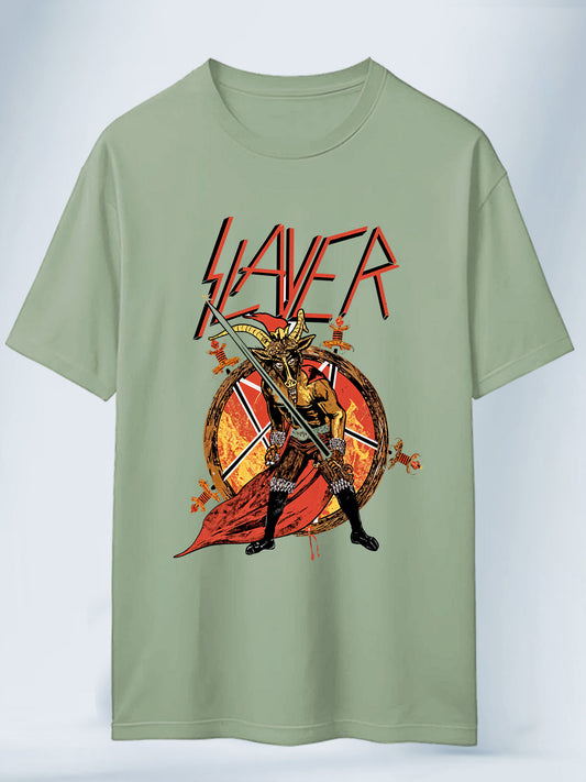 Camiseta Verde Claro Unisex Slayer