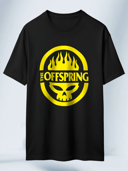 Camiseta Negra Unisex Logo The Offspring