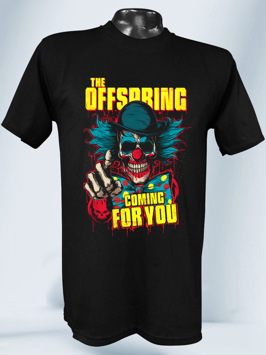 Camiseta Negra Unisex Coming for you The Offspring