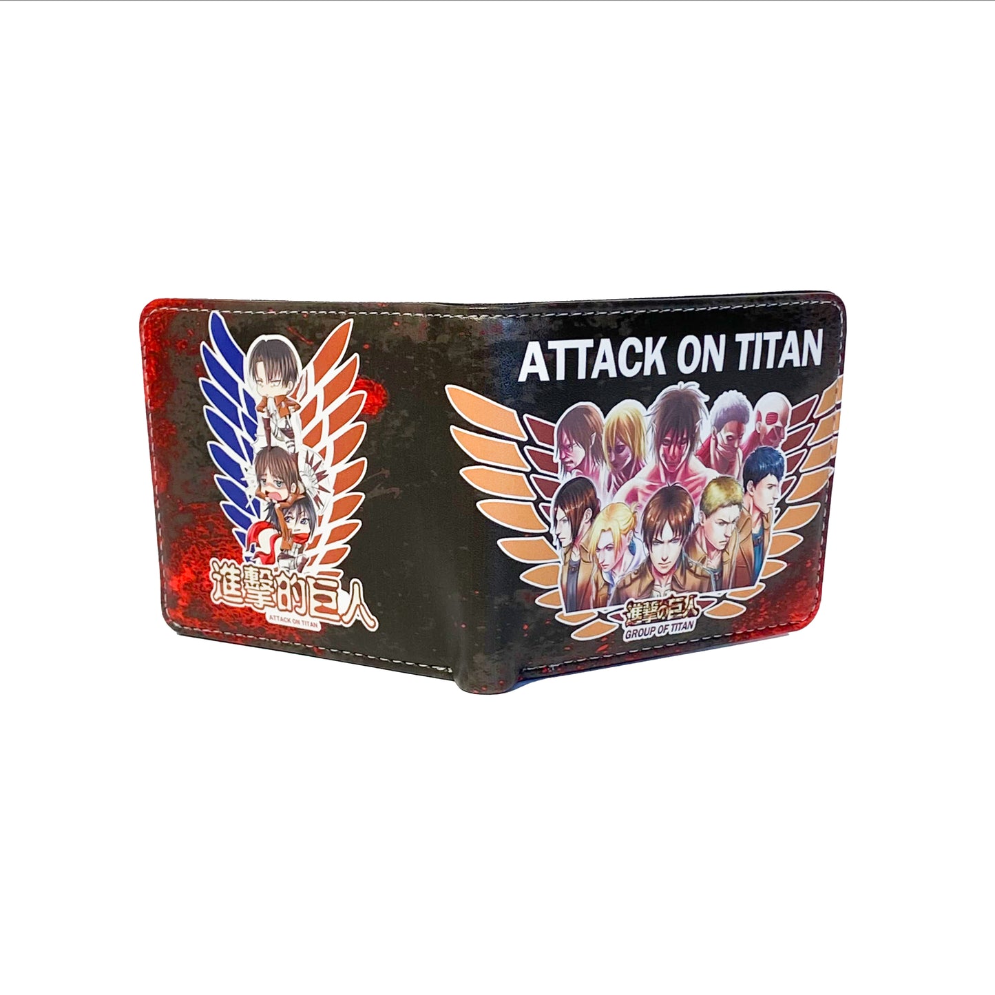 Billetera Attack On Titan Escuadron Titanes