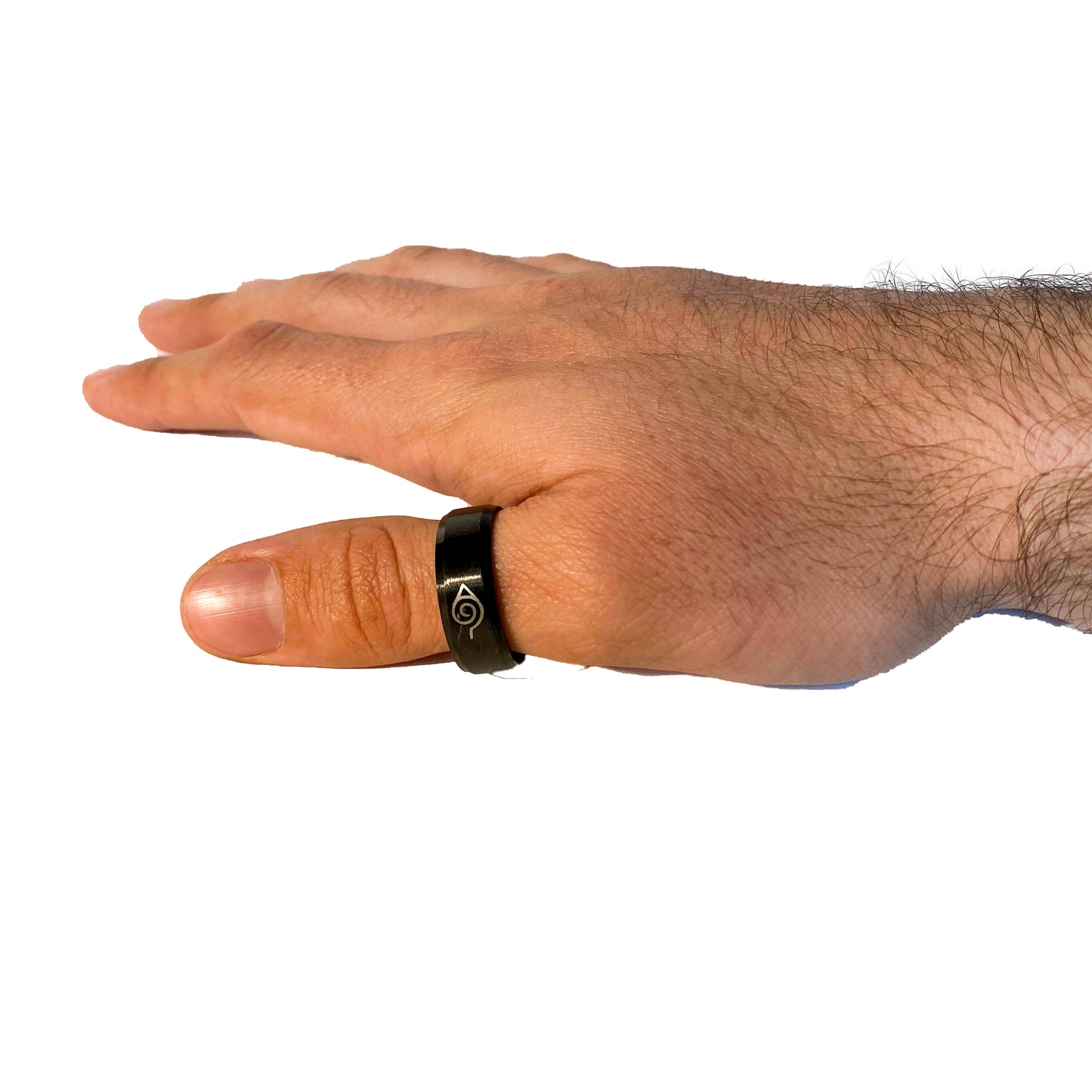 Anillo de Acero Naruto Shippuden Aldea Oculta de la Hoja Talla 20