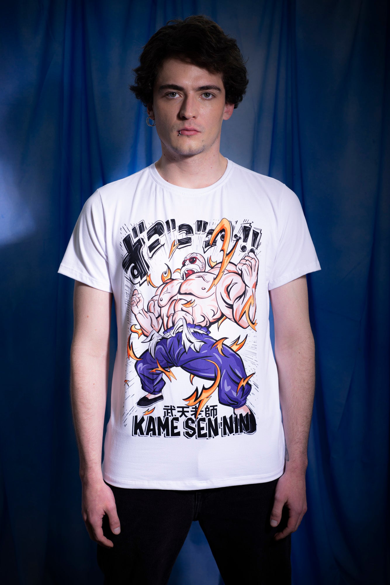Camiseta Hombre Robot Hiroshi Shiba - Dibujos Años 80, 100% Algodón, Serigrafía Italiana, Talla XXL