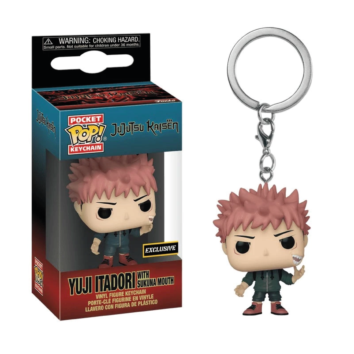 Llavero Funko Pop Jujutsu Kaisen Itadori x Sukuna Edición Limitada