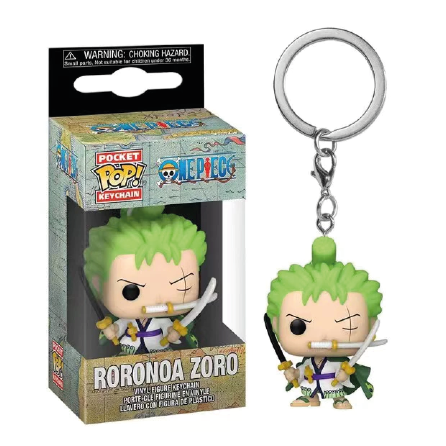 Llavero Funko Pop One Piece Zoro Wano