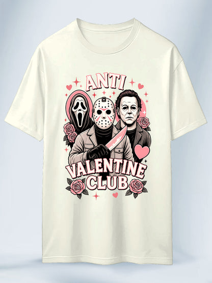 Camiseta Unisex Blanca con amor Jason, Myke y Ghost