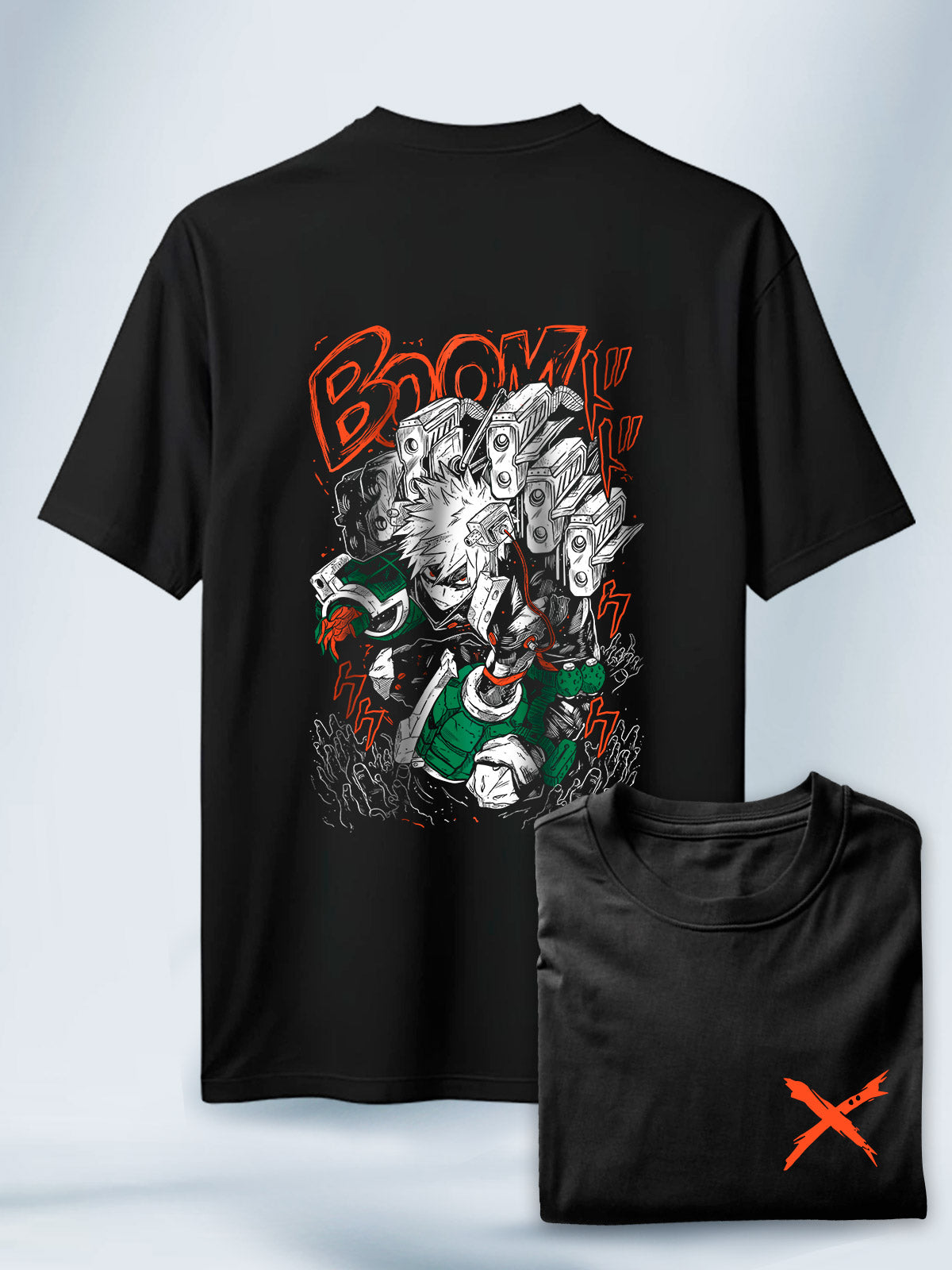 Camisa Negra Unisex Bakugo Katsugi My Hero Academia