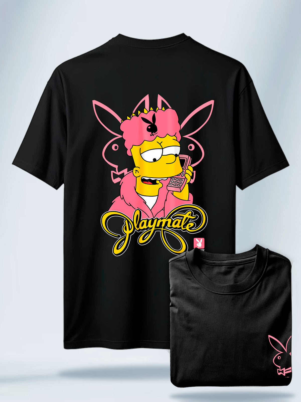 Camiseta Unisex Negra Bart Boy Negra