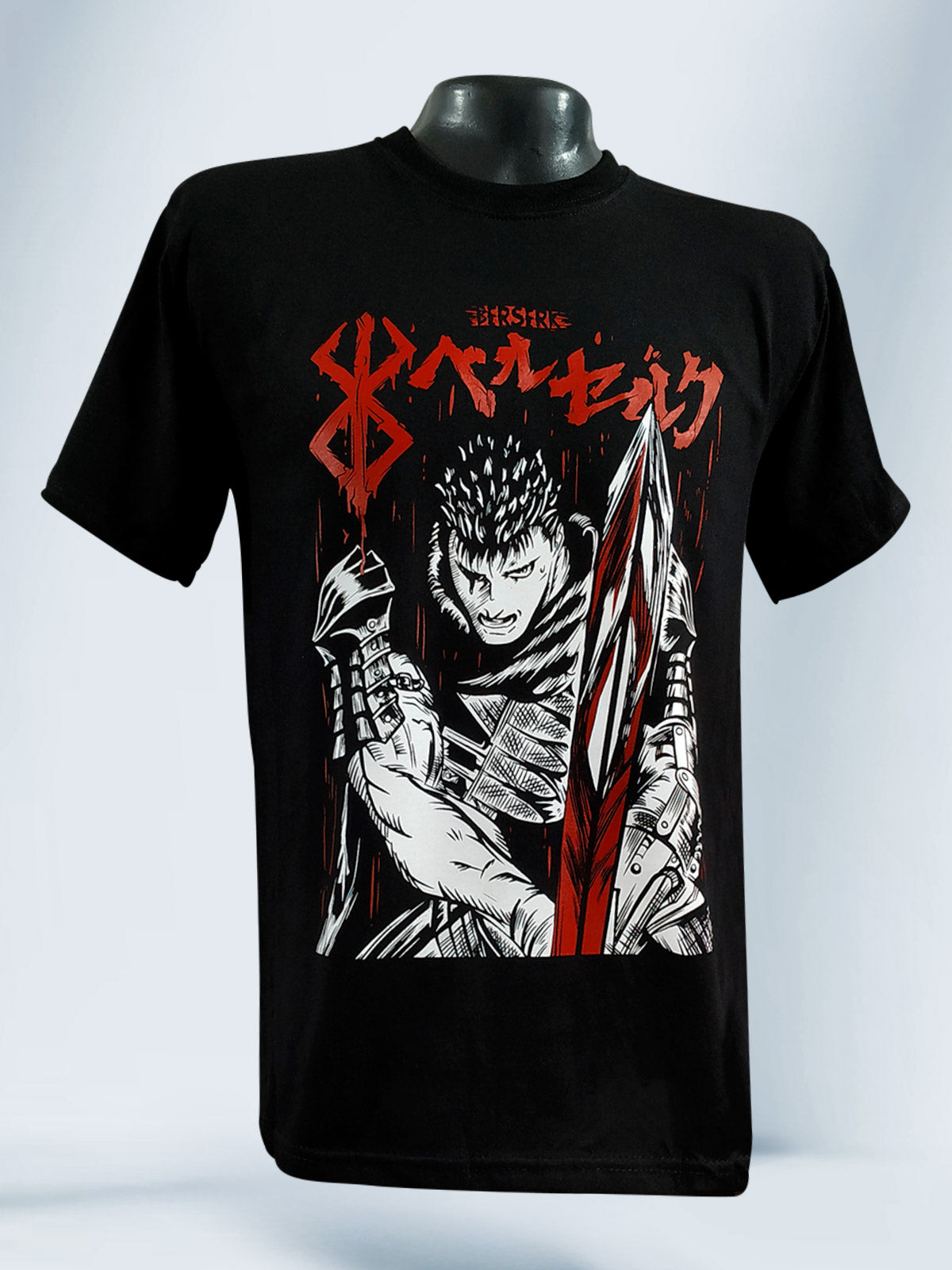 Camiseta Negra Unisex Guts Furia Oscura Berserk