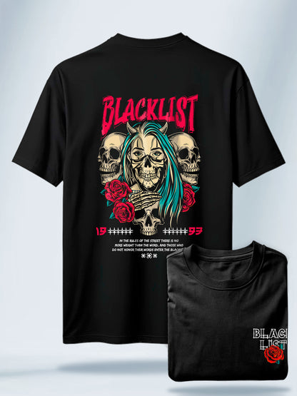 Camiseta Unisex Negra Black List