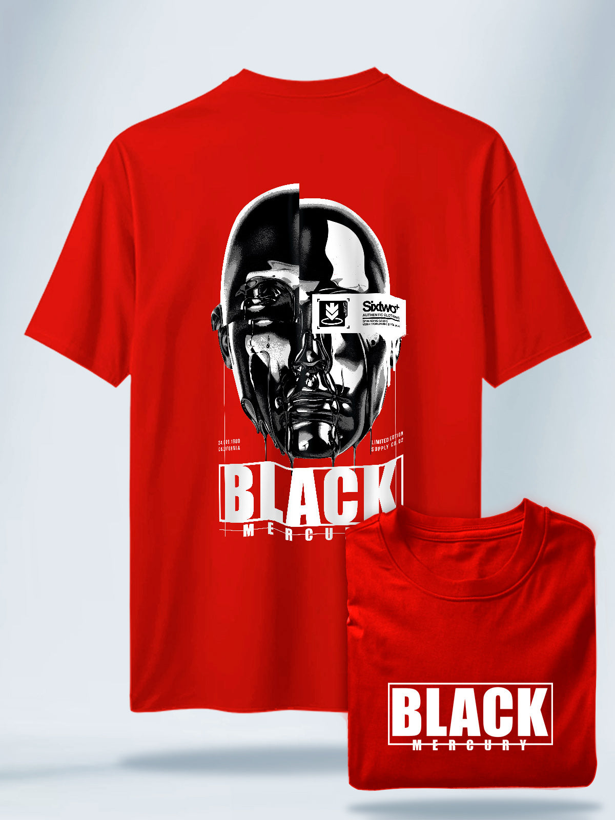 Camiseta Unisex Negra Black Mercury