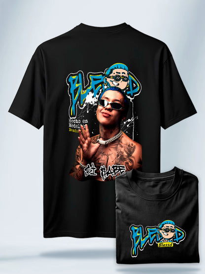 Camiseta Unisex Negra Blessd #1