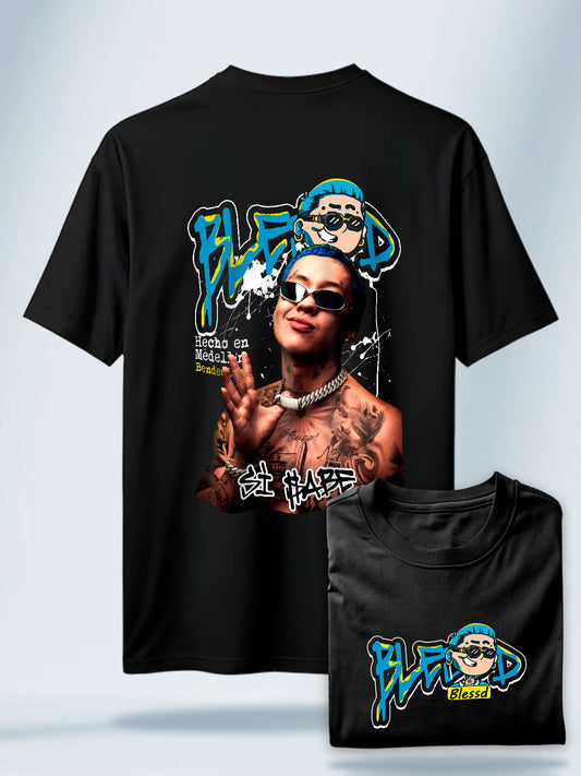 Camiseta Unisex Negra Blessd #1