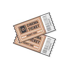 Boleto de concurso, rifa boleta doble