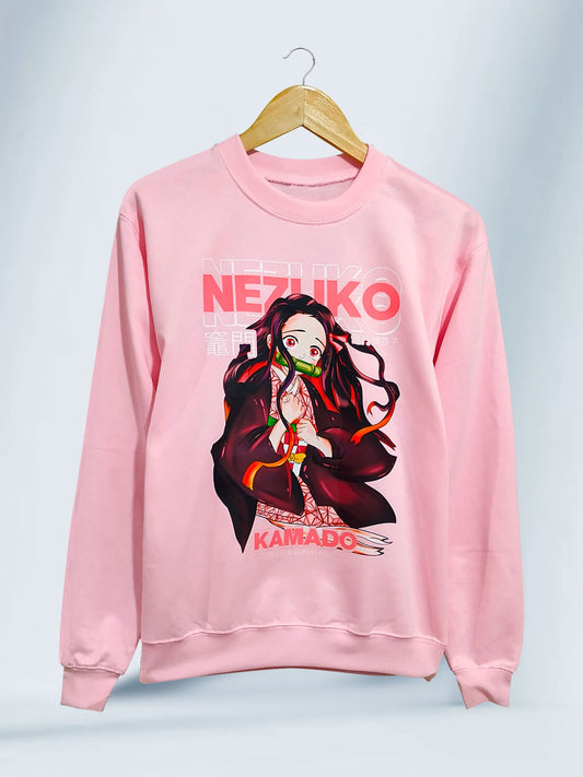 Saco Rosado Unisex Nezuko Chan Demon Slayer