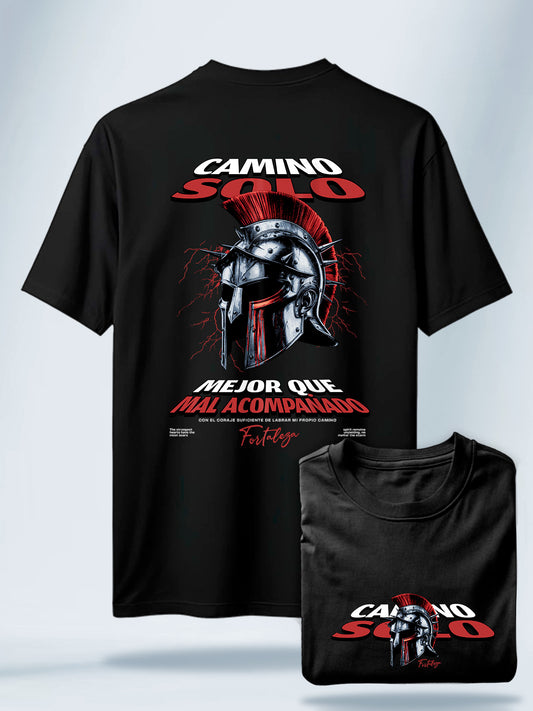 Camiseta Unisex Negra Camino Solo negra