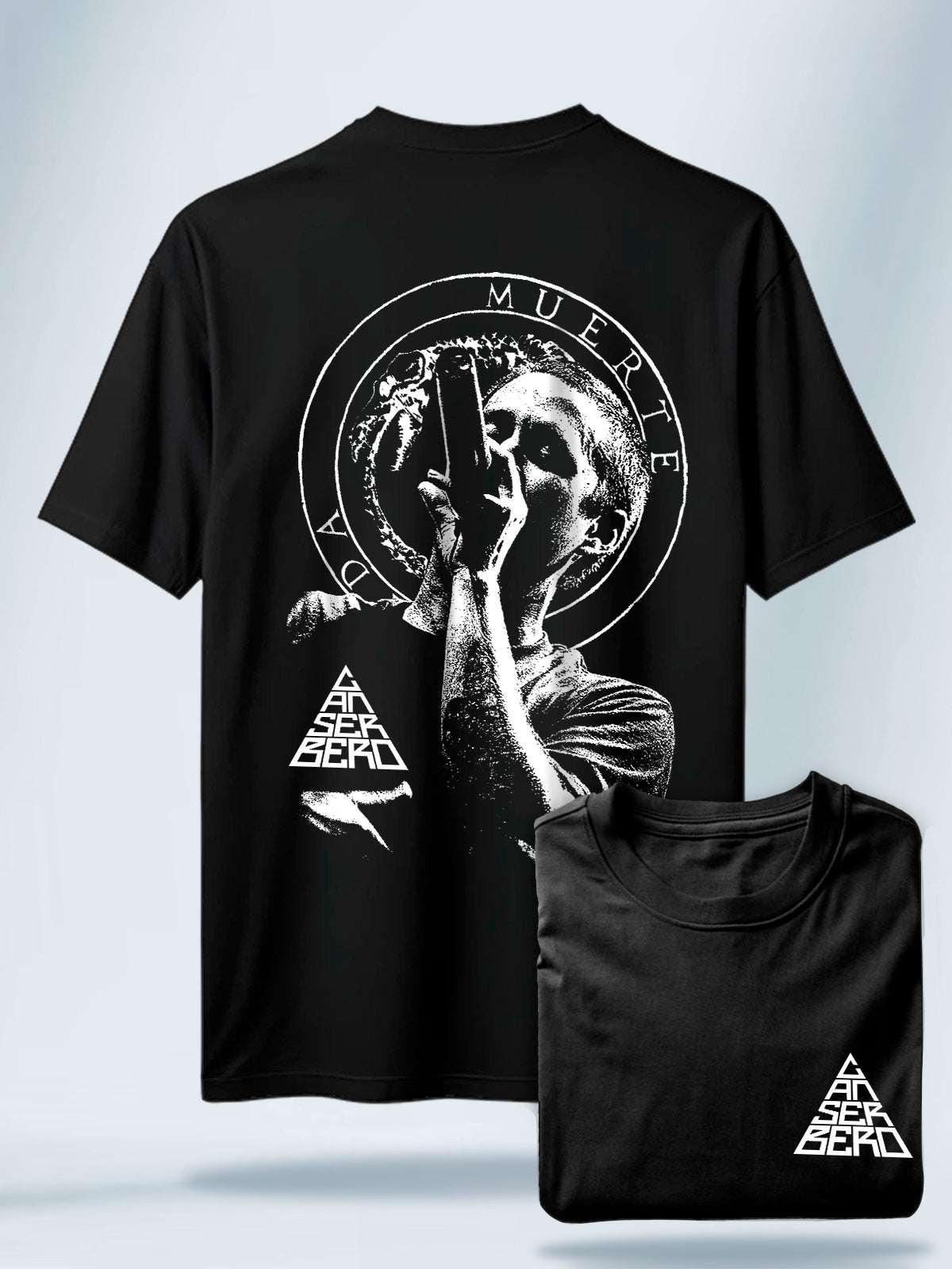 Camiseta Unisex Negra Can negra #2