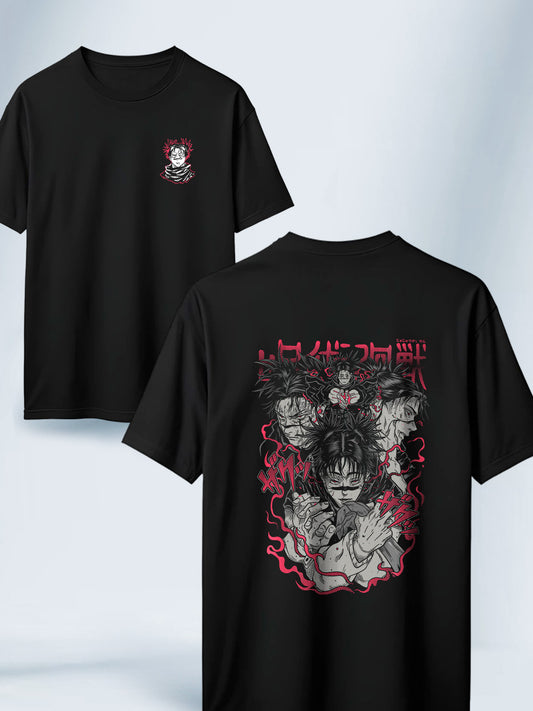 Camiseta Negra Unisex Choso Jujutsu Kaisen