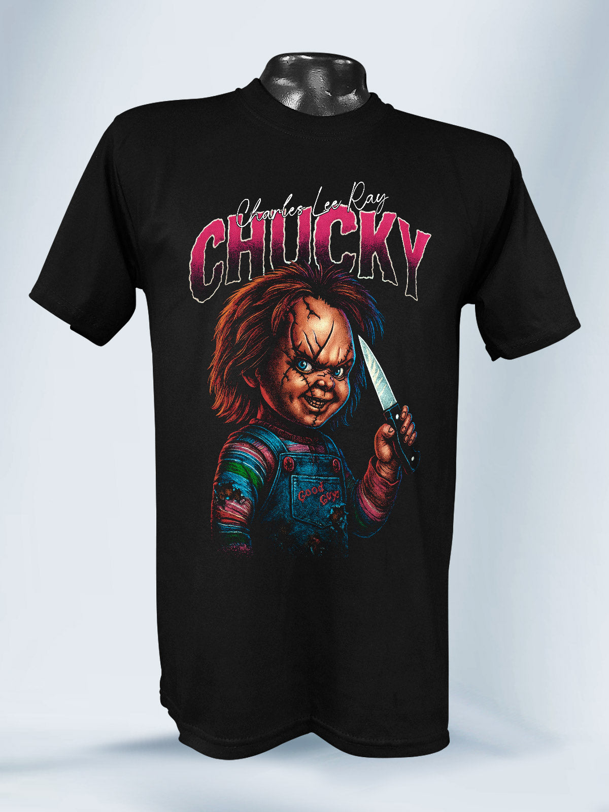 Camiseta Unisex Negra Chucky El muñeco del mal