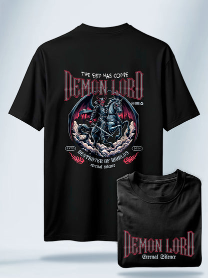 Camiseta Unisex Negra Demon Lord