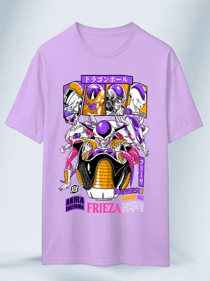 Camisa Morada Unisex Freezer Transformaciones Dragon Ball Z