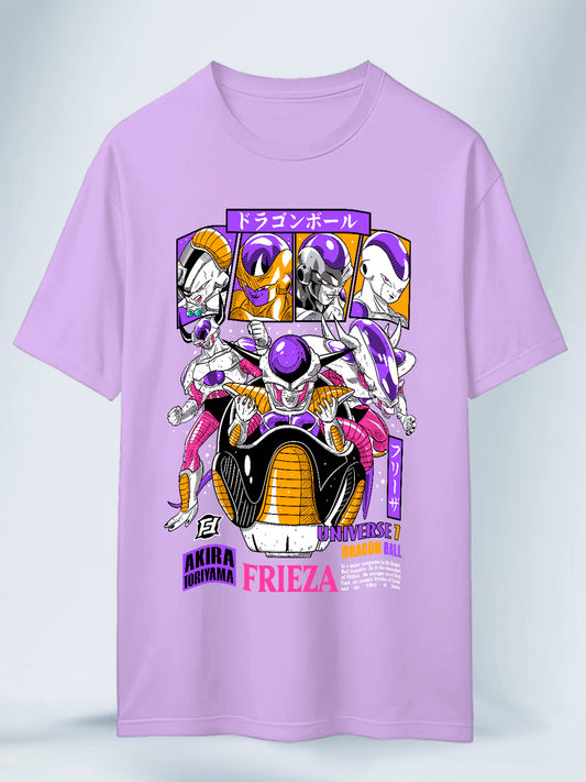 Camisa Morada Unisex Freezer Transformaciones Dragon Ball Z