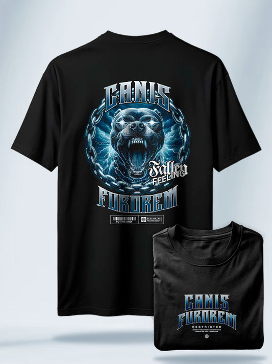 Camiseta Unisex Negra Furia desatada