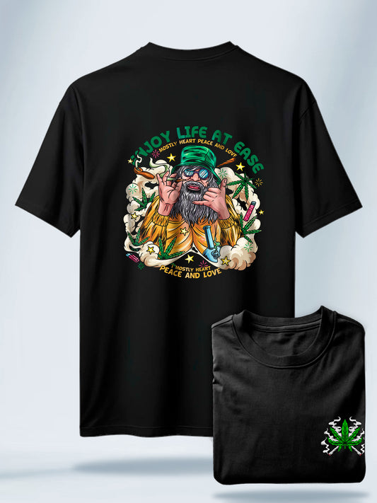 Camiseta Unisex Negra Ganja