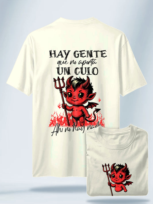 Camiseta Unisex Blanca Gente que no aporta