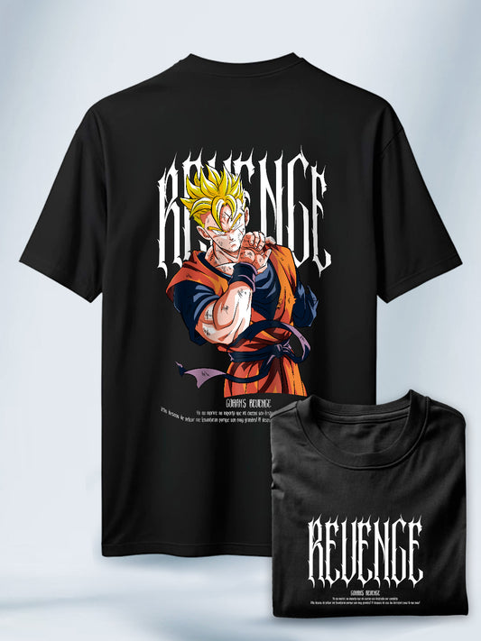 Camiseta Negra Unisex Gohan del futuro Revenge Dragon Ball Z