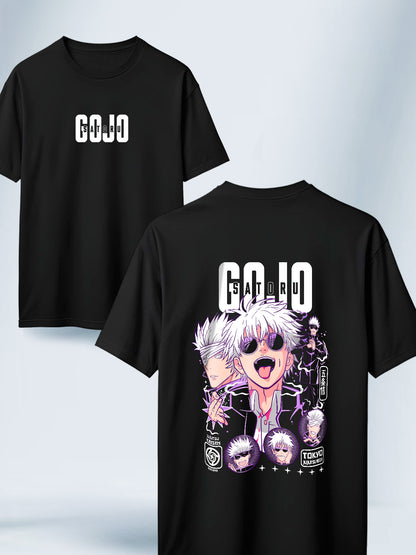 Camisa Negra Unisex Gojo Lover Jujutsu Kaisen