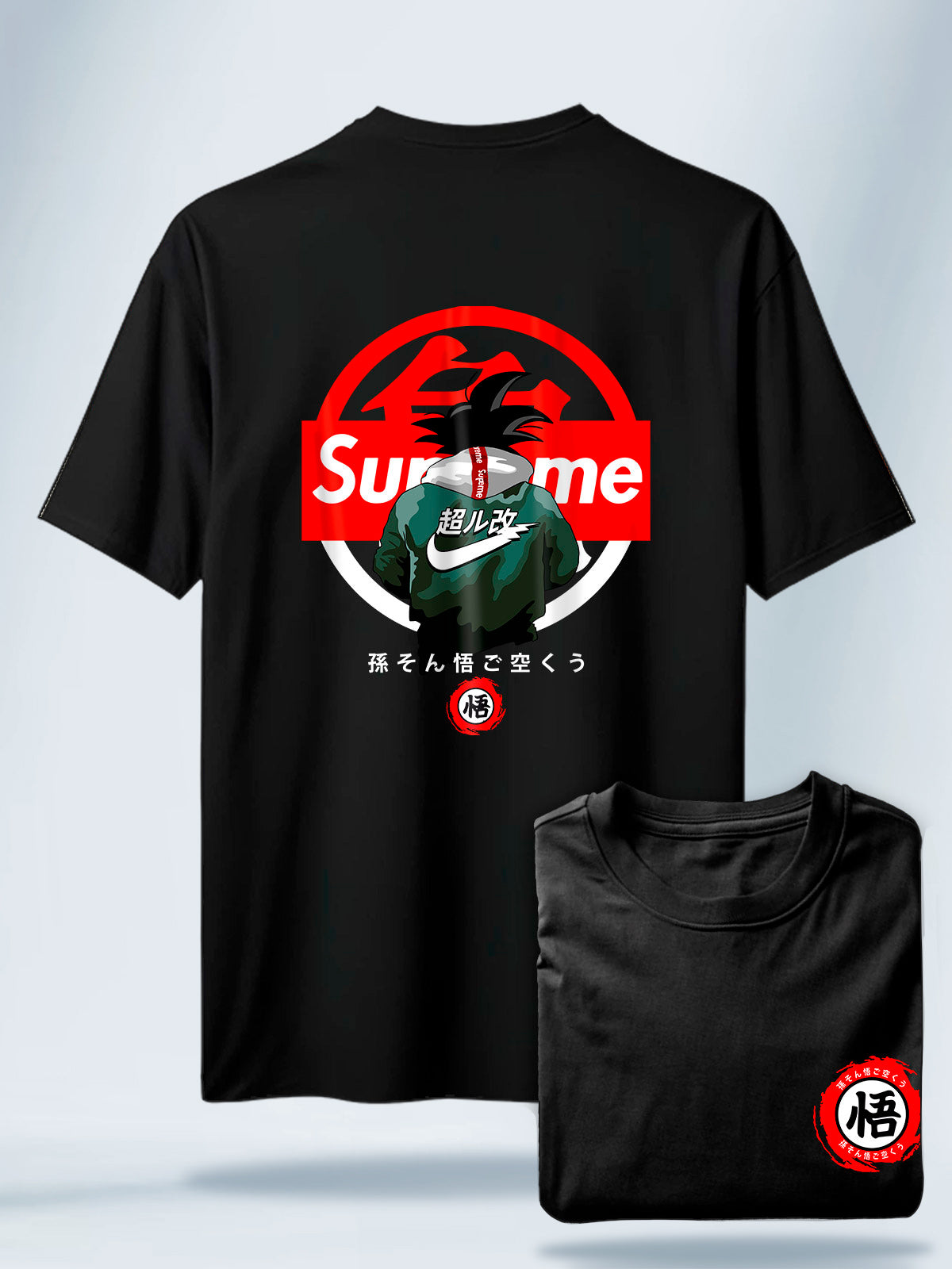 Camiseta Unisex Negra Goku Supreme Negra