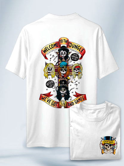 Camiseta Unisex Welcome to the Jungle Guns and Roses