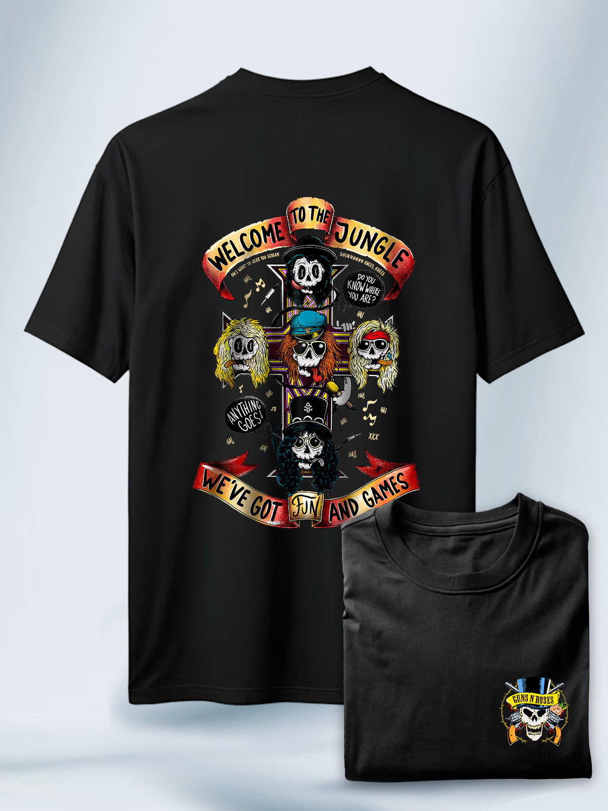 Camiseta Unisex Welcome to the Jungle Guns and Roses